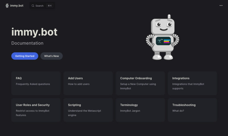 ImmyBot Support | Deploy workstations in minutes
